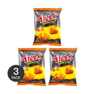 불닭 감자칩, 치즈맛, 1.94 oz *3【3 팩】