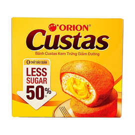 Low-Sugar Custard Egg Yolk Pie Cake ,12 pieces 9.94 oz【Tea Time Snack】