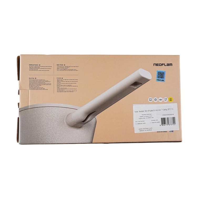 South Korea NEOFLAM Vulcan Stock Pot, Ceramic-Coated Cooking Pot, 7 Inches, Compatible with Induction Cookers & Gas Stov 13