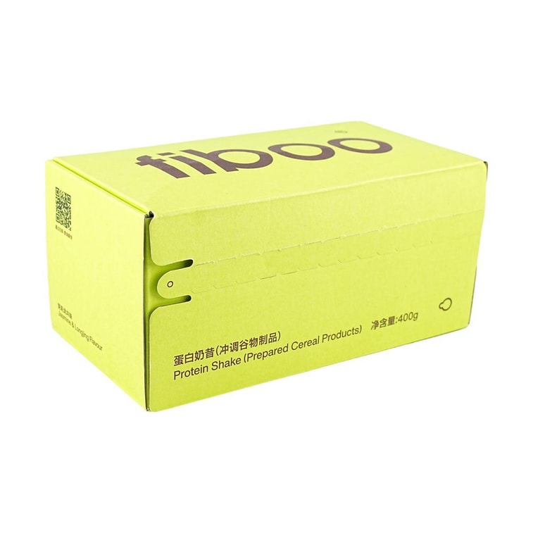 FIBOO 爆料超模蛋白代餐奶昔 輕食代餐營養食品 主食速食代餐 400g #茉莉龍井口味 低卡 清爽酸奶碗/飽腹葉麥杯/營養奶昔碗可做【每40g含蛋白質8.4g】 5