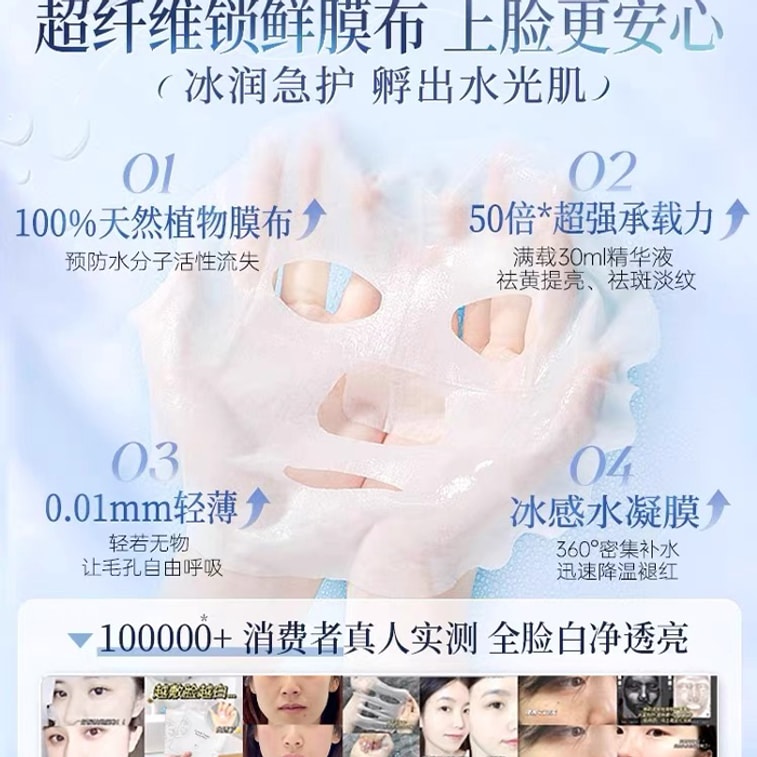 正彩 水晶番茄面膜貼 保濕保濕【去黃 提亮膚色暗沉 抗皺緊緻 抗衰老】5片/盒 10