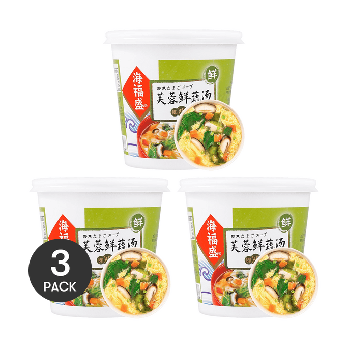 海福盛 芙蓉鲜蔬汤 即食蔬菜汤 8g*3盒【超值装】