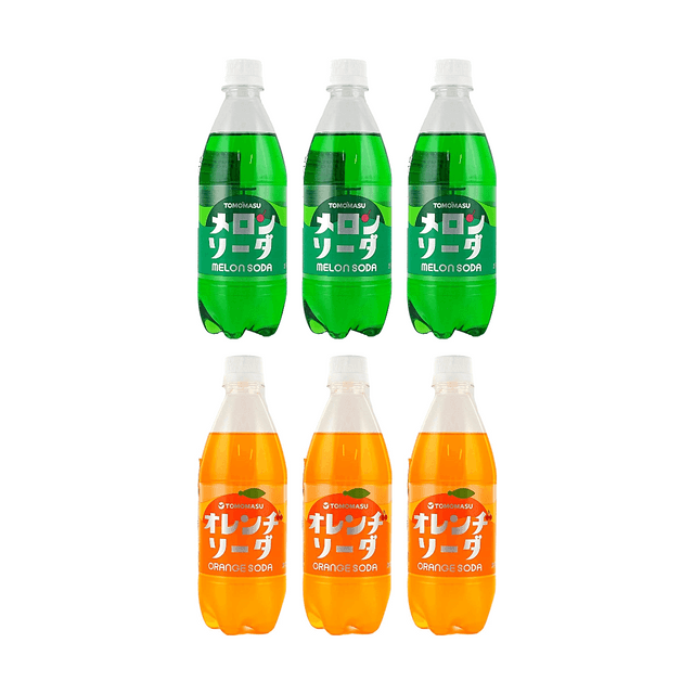友桝飲料 メロンソーダドリンク＋オレンジソーダドリンク、101.44 fl