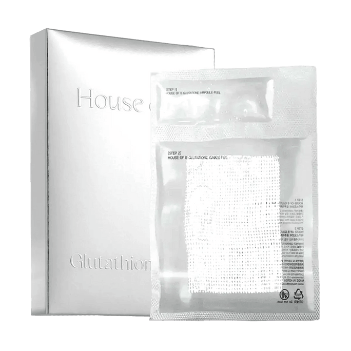 韩国HOUSE OF B ​​​​谷胱甘肽焕肤抗老两部曲面膜套组 4个装