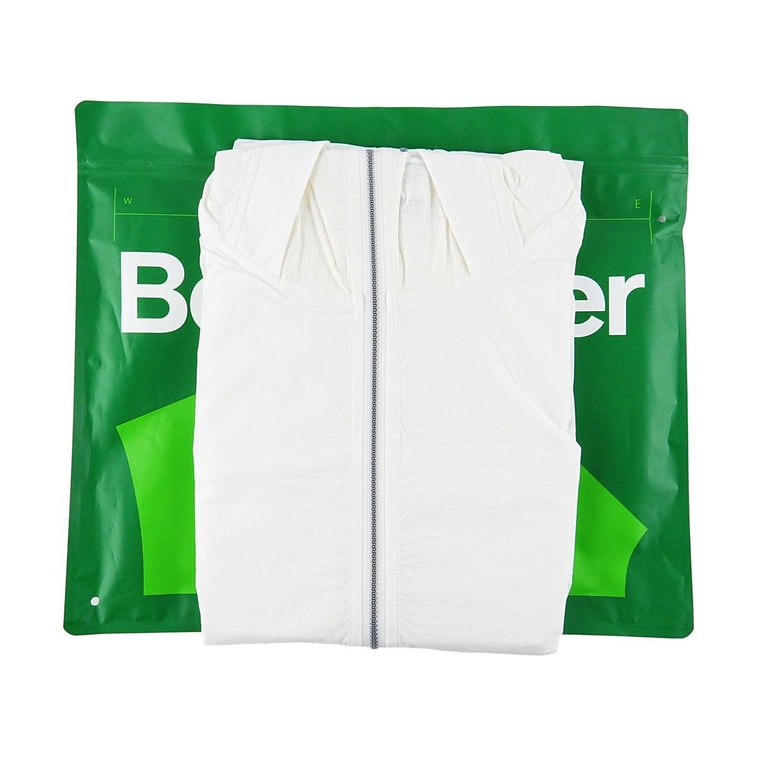 BENEUNDER蕉下 女士輕薄中長款防曬衣夏季風衣 薄外套雨衣 防曬帽子口罩一體衣 霜奶白 160/84A(M) 8