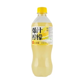 果子熟了 王爆爆 爆汁柠檬 维C气泡果汁饮料 500ml【酸爽解腻】【补充每日所需维生素C】