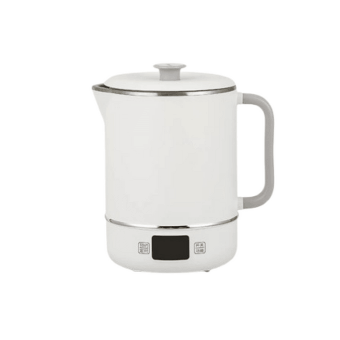 【中国直送】モカ電気スロークッカー 小型お粥調理器 316ステンレススチール ポータブル多機能スープ＆シチューケトル 110V オフホワイト 1台