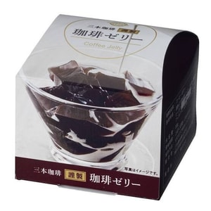 【日本直郵】 日本 三本咖啡 三本珈琲 咖啡果凍 咖啡布丁 單枚入