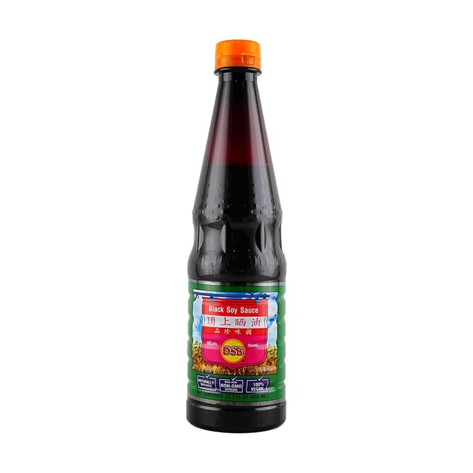 泰國DSB 黑豆醬油 瓶裝 630ml【100%純素】