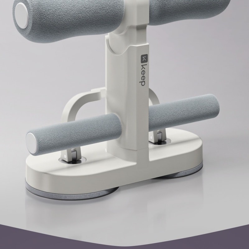 【中国直邮】 Keep 仰卧起坐辅助器 塑性减肥瘦腰卷腹健身器材 固定脚器 带吸盘灰色1个