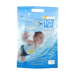 Swim Pants Diaper, L Size 17.64-28.66lb, 3 Pcs, Waterproof Non-Swelling Unisex【Pool & Water Play】