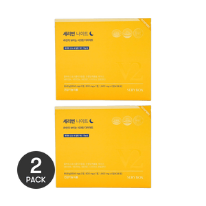 세리번 나이트 슬림 & 수면 보조제, 28정*2 (신진대사 촉진 + 숙면 지원)【가성비】