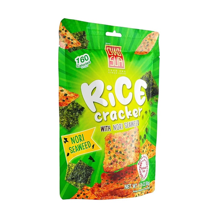 Rice Cracker Nori Seaweed Flavor 1.76oz【Thailand 711・Big C Popular Products】 6