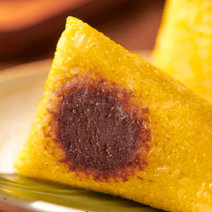 Yellow Corn Sweet Bean Paste Rice Dumpling ,Dragon Boat Festival  Zongzi , 7.05 oz