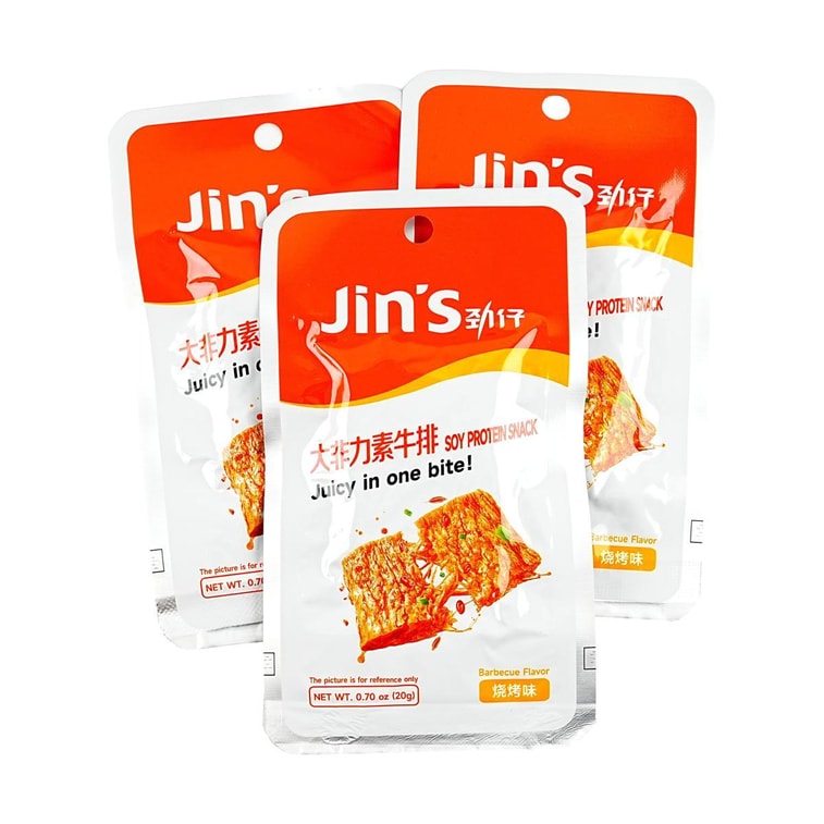 劲仔 手撕素肉 韩式烧烤味 豆干辣条 20袋入 400g【新旧包装随机发】 6