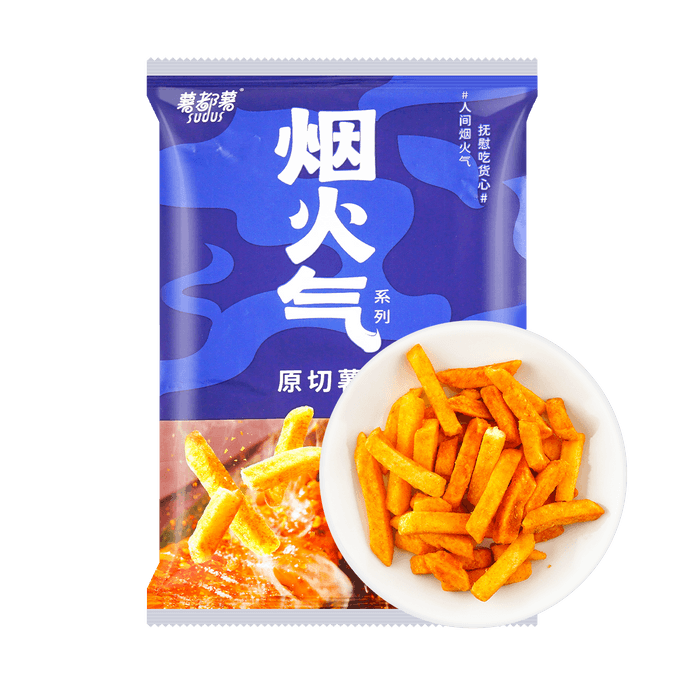 Smoky Cut Potato Sticks with Grilled Squid Flavor, 2 oz