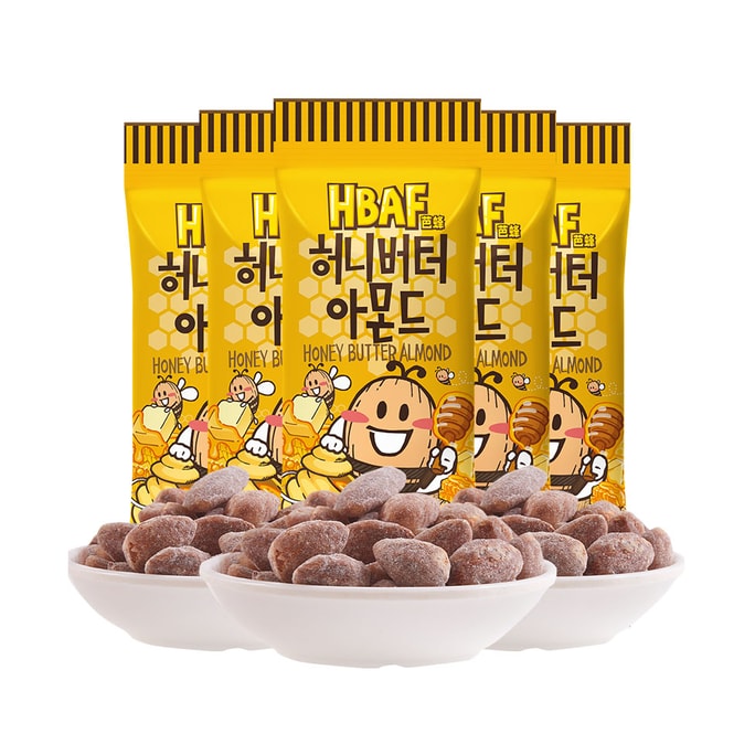 Honey Butter Flavored Almonds 35g/3 packs Almond Nuts Korean Snack
