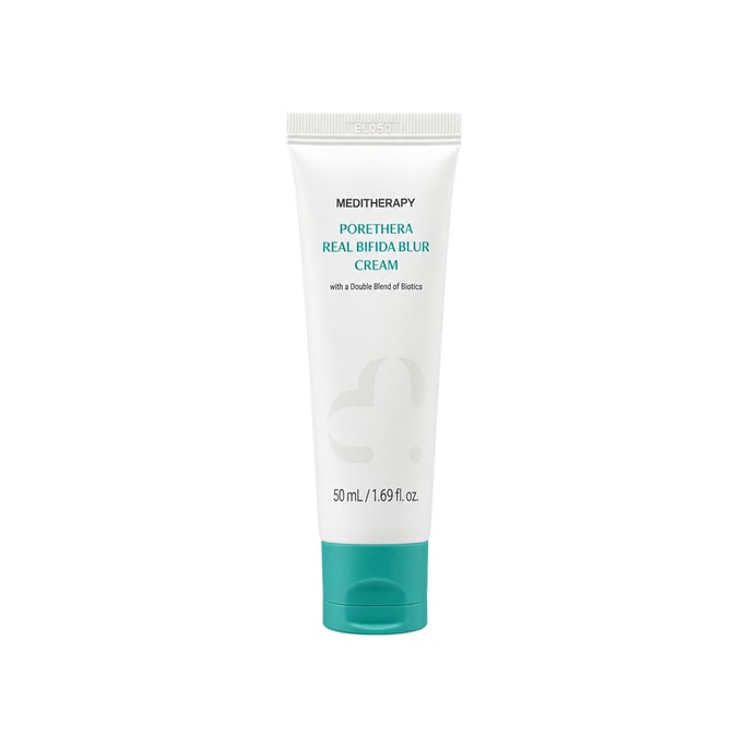 Porethera Real Bifida Blur Cream 50mL, 4.85% Bifida Ferment & 2% Niacinamide 페이셜 모이스처라이저, 모공 블러링 톤업 스킨케어