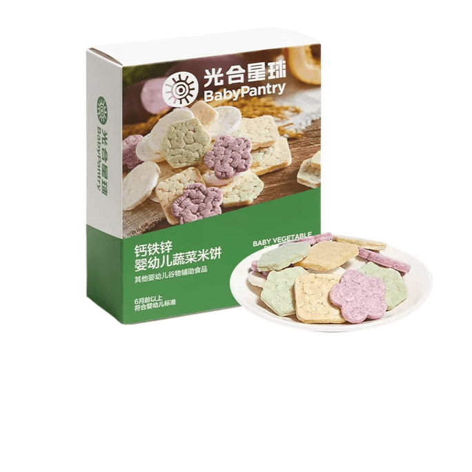 [중국 직배송] 광합성 플래닛 식품보조식품 유아야채 떡치니스틱 비스킷 33.6g*1박스