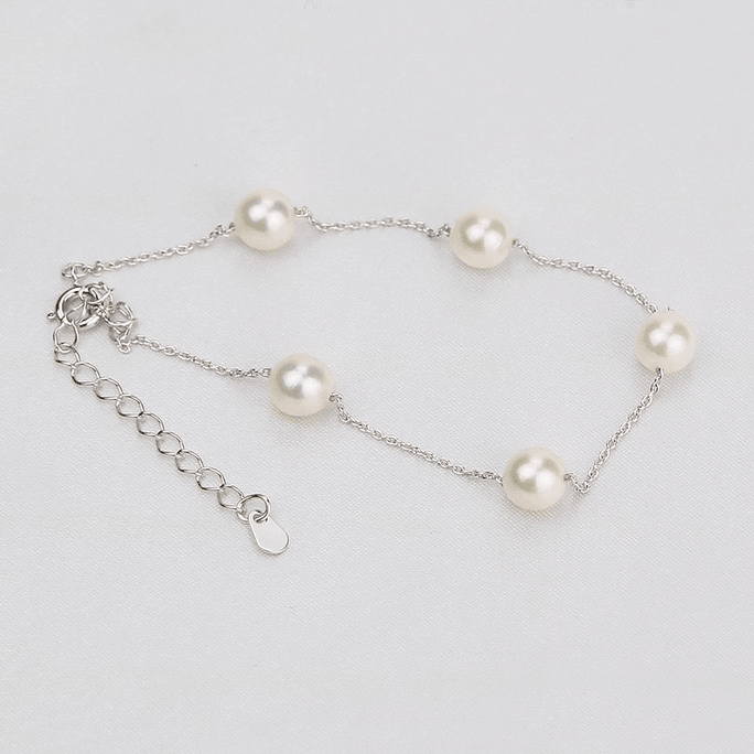 Uwakai Pearl Full Star 5 beads AKOYA pearl bracelet 1 piece7.0-6.5mm×6 8.0-8.5mm×1