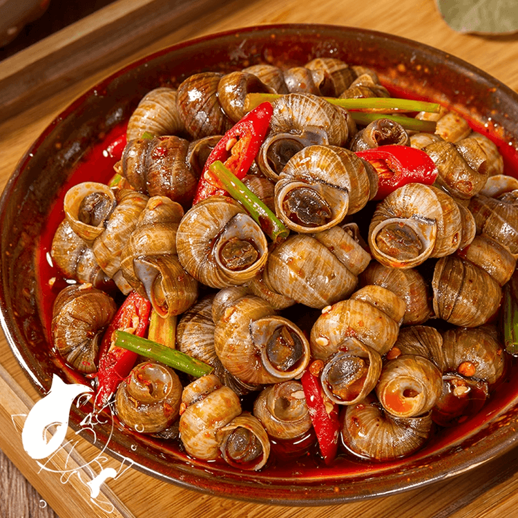 抓鱼的猫香辣嗦螺即食田螺168g【Q弹饱满香辣入味】【夜宵下酒菜】 - 亚米