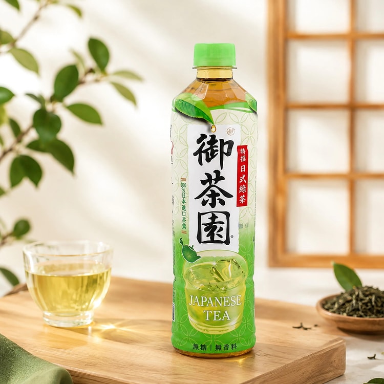 VITALON お茶園 日本産緑茶 530ml 【クリーンラベル、砂糖0g、カロリー