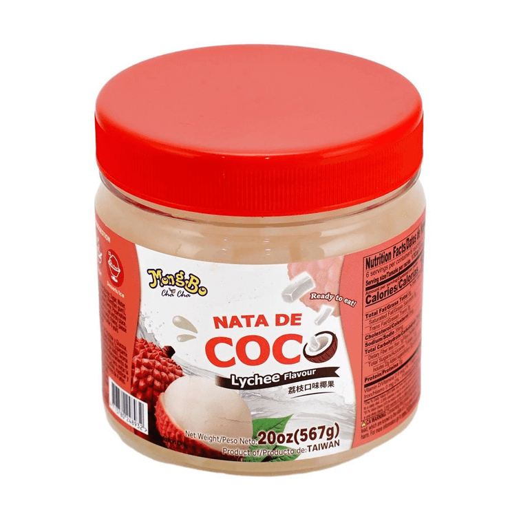 台湾MONGBO 荔枝味椰果 567g【奶茶甜品饮品小料】 4