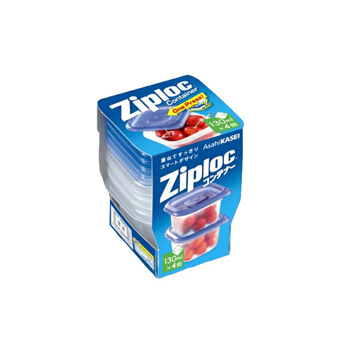 [일본 직배송] 아사히 카세이 사각 일회용 도시락 용기, 130ml, 테이크아웃 음식, 과일 크레페 케이크 등에 적합