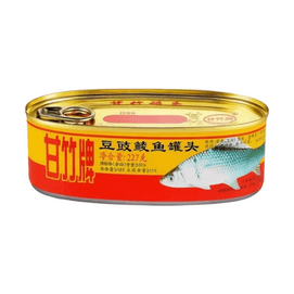 甘竹Ganzhu 甘竹 甘竹牌豆豉鲮鱼罐头227g即食下饭熟食鲮鱼肉鱼罐头
