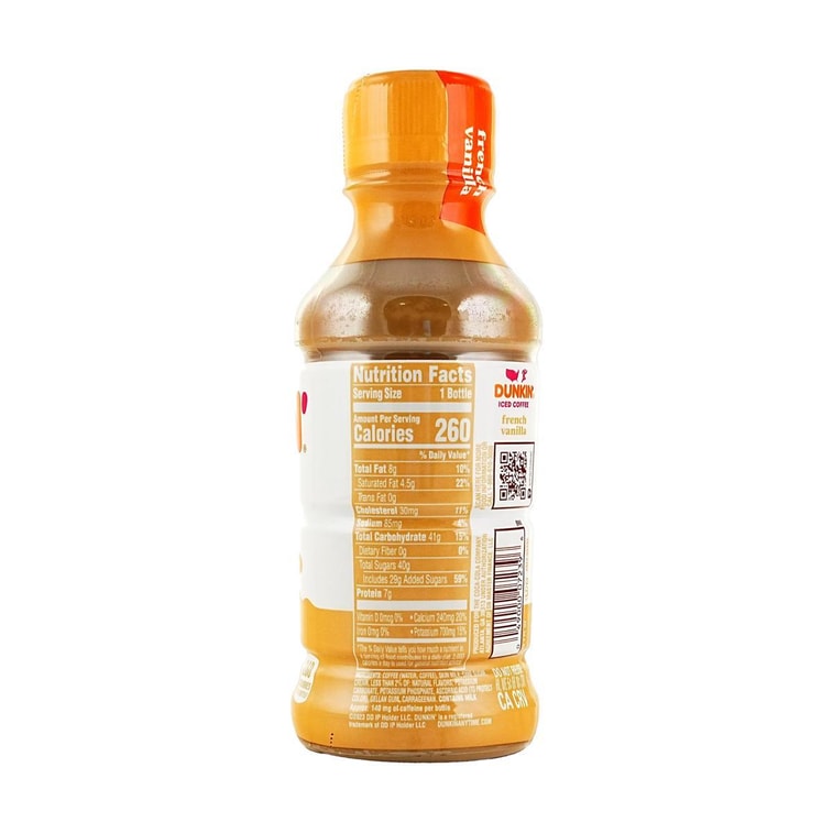 Dunkin' French Vanilla Iced Coffee, 13.7 oz bottles 3
