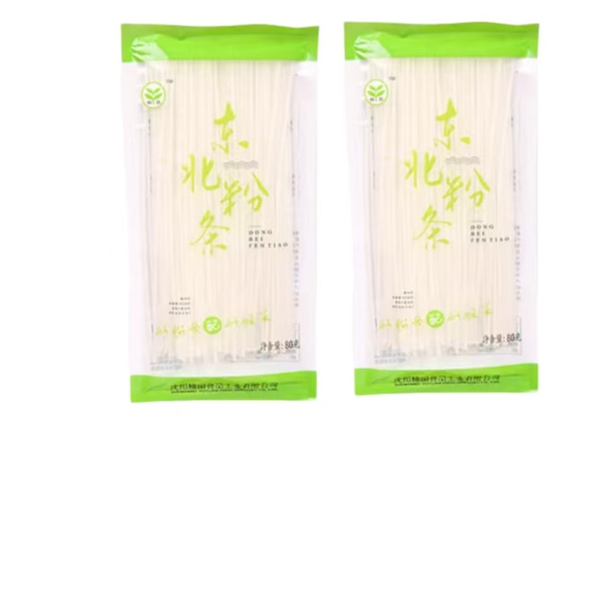 东北土豆粉条马铃薯粉条 非红薯粉条火锅凉拌粉丝农家水晶粉丝80g*2袋