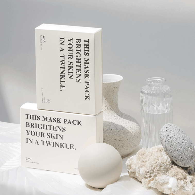 韓國AROH 乳酸菌優格白皙面膜 祛黃提亮 柔順細嫩 曬黑急救 25ml 10片入 6