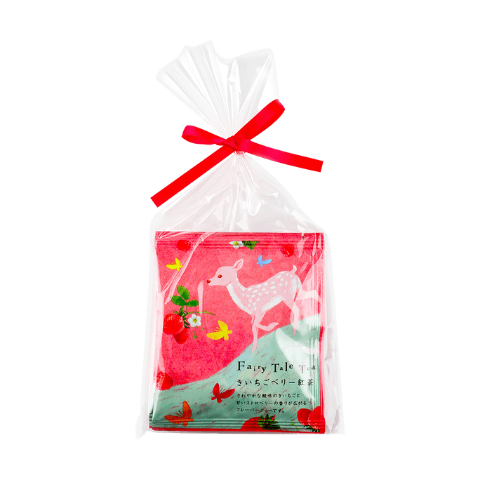 日本CHARLEY 童話茶 草莓莓果紅茶 茶包 3包入 6g