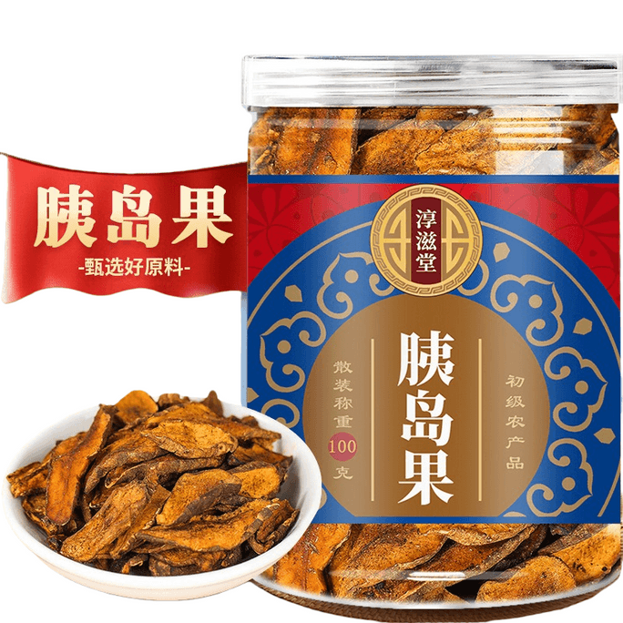 Pancreatic islet fruit regulates blood sugar and lipid, lowers cholesterol, anti-aging and promotes bowel movements. 100 grams per can