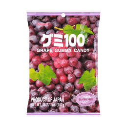 KASUGAI Grape Gummy Candy 107g | Yami