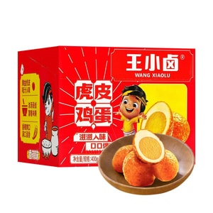 王小卤 虎皮鸡蛋 香辣味 25g*16枚 400g【外脆里糯 辣卤爽口】【精选营养好蛋】【营养早餐】