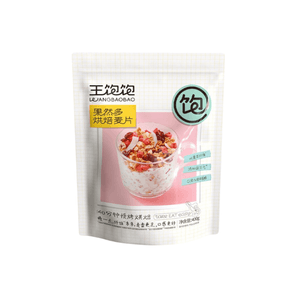 [중국 직배송] 왕바오바오 400g 오트밀 (다양한 건과일 함유) - 든든한 식사 대용 및 영양 만점 아침 식사