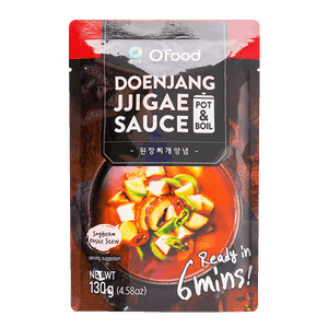 韓國O'FOOD清淨園 韓式大醬湯 速食湯料包 兩人份 130g