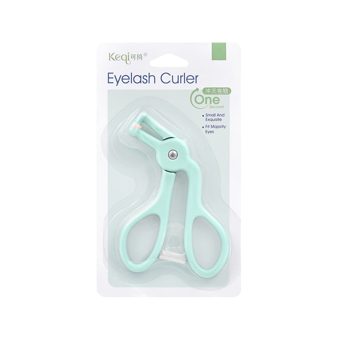 Portable Eyelash Curler Wide  Green S 1PC