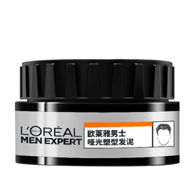 【中國直郵】法國 巴黎歐萊雅 髮泥男士霧面髮膠 70g/盒