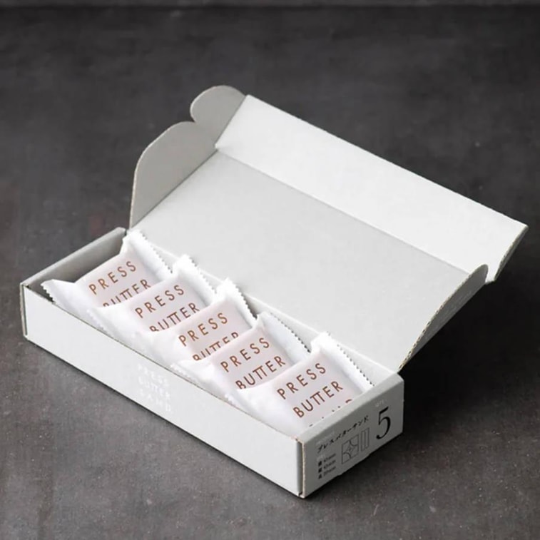 日本PRESS BUTTER SAND 白桃奶油夾心餅乾禮盒 5枚入【日式奶油曲奇】【精緻甜點伴手禮】【20天短保】 11