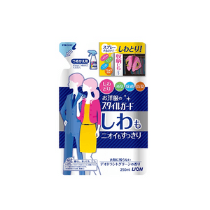 [일본 직배송] 라이온 클로딩 주름 방지 및 탈취 스프레이 250ml, 상쾌한 향