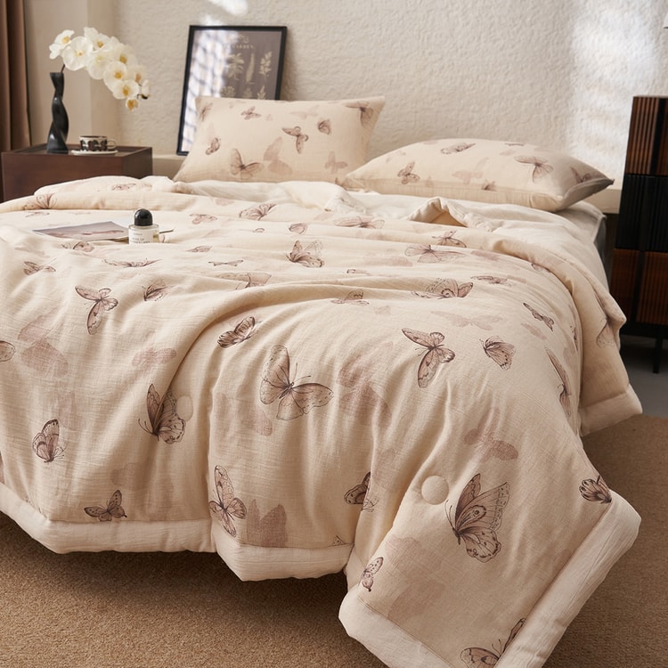 Xinjiang Cotton Summer Quilt Four-piece Set Double Size Machine