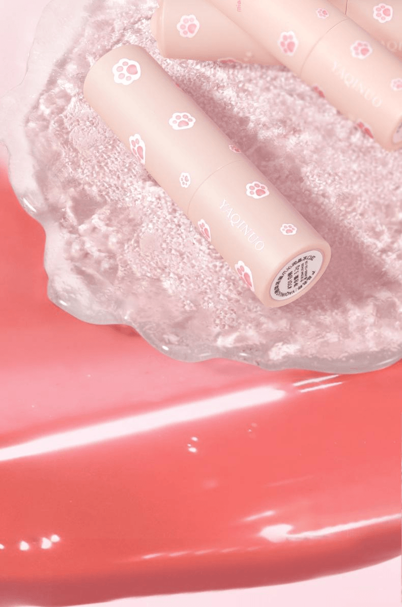  雅琪諾 水光清透霧面口紅補水保濕滋潤易上色不易沾杯唇膏#701白桃1支