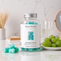 바다소금 헤어 그로스 곰젤리, 5200mcg 비오틴, 아연 및 판토텐산 함유, 60개입