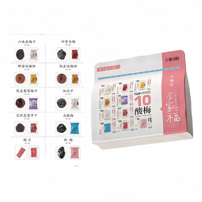 Family Pack Mixed Candied Fruits Snack 340g *1 bag