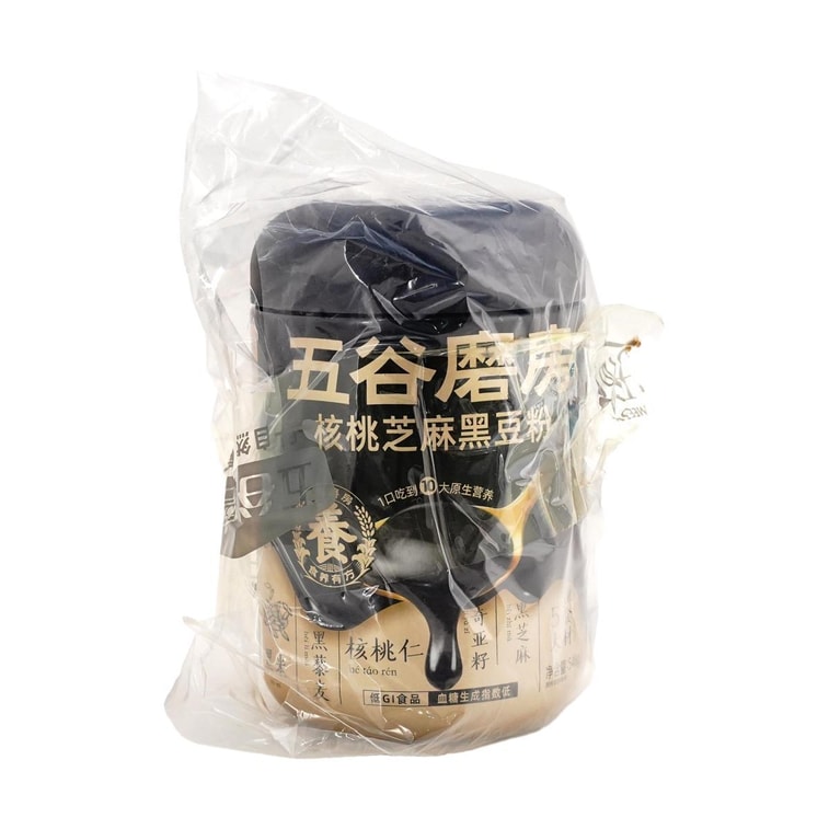 五穀磨坊 核桃芝麻黑豆粉 營養早餐 沖飲粉 600g (不同包裝隨機出貨) 5