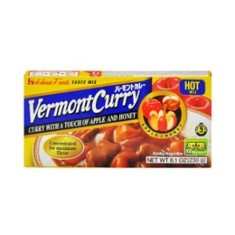 FOODS Vermont Curry With A Touch Of Apple And Honey 230g Hot
