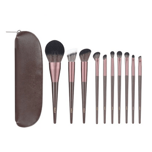 【中国直邮】 魅丝蔻 10支木槿化妆刷套装新手软毛眼影刷高颜值新款不掉毛