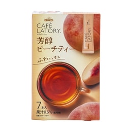 Cafe Latory Peach Fruit Tea - 7 Packets